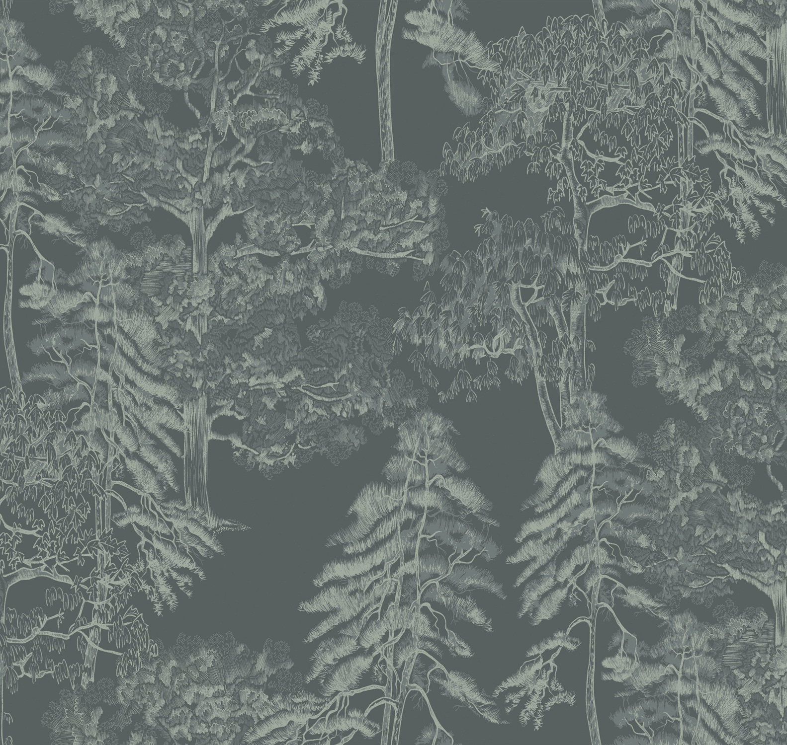 Обои Milassa Ambient vol.4 Лесной этюд Весенняя гроза AM5 008 10,05×1